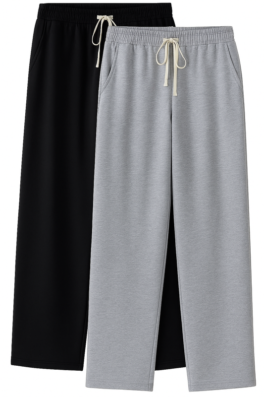 Sweatpants 2pk HB Black/Grey Marl