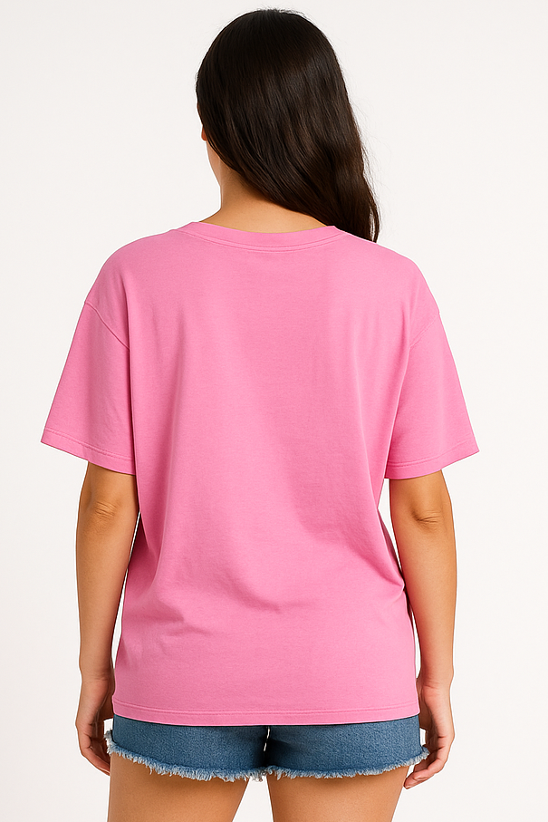 V-neck Women Oversized T-shirt HB