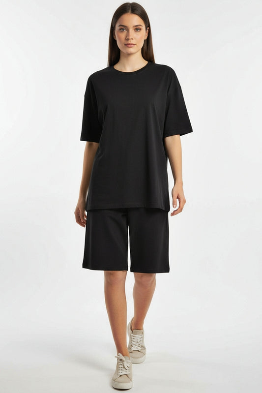 Oversized T-shirt + Shorts Set