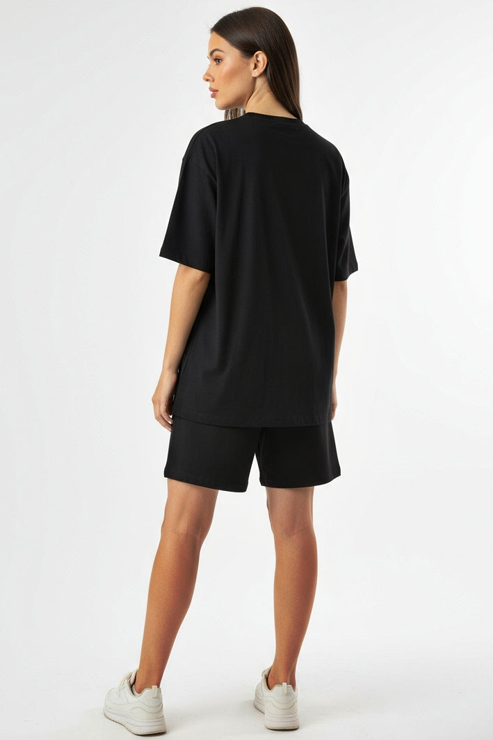 Oversized T-shirt + Shorts Set