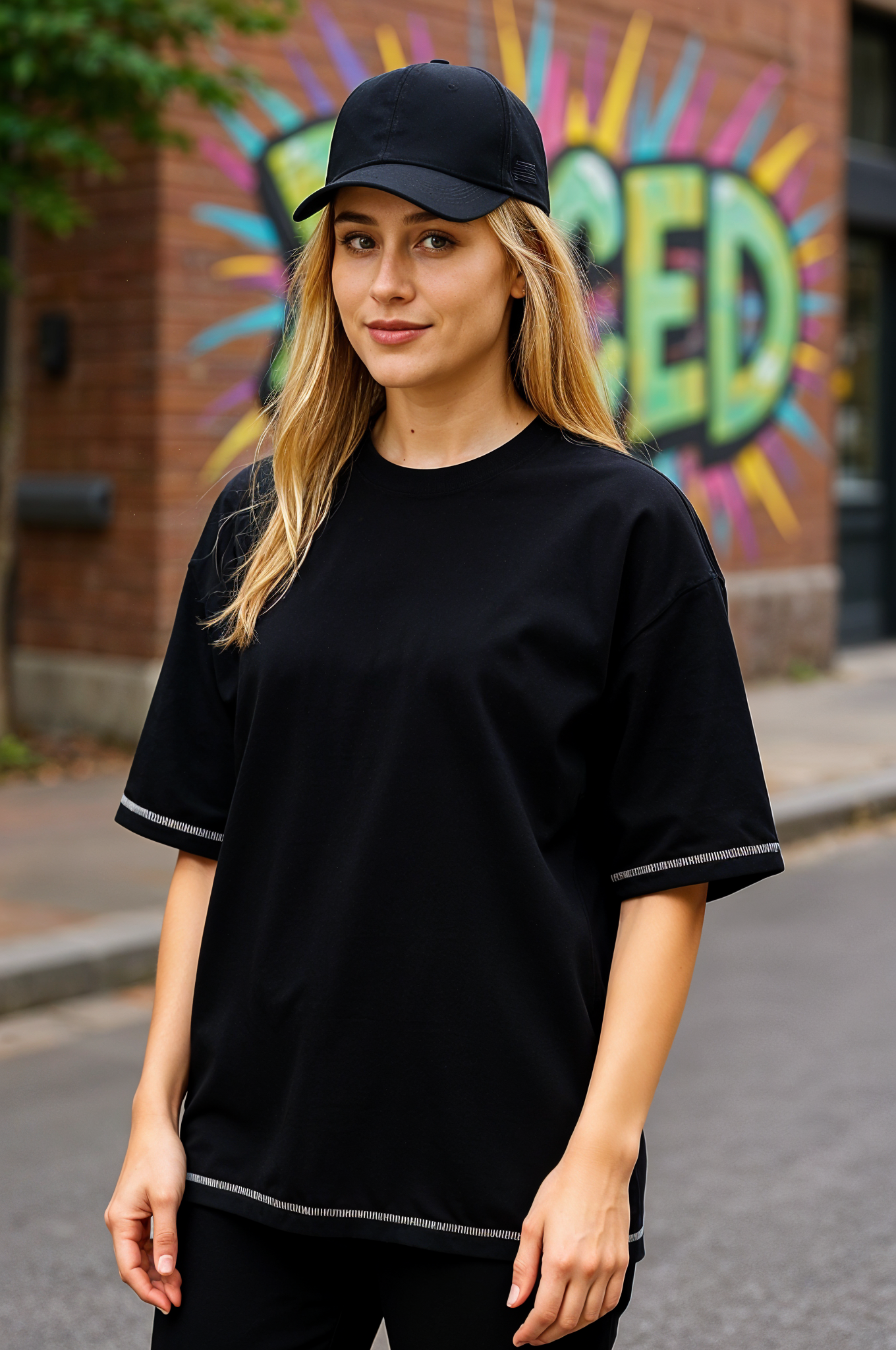Heavy-Weight Stitched Oversized T-shirt