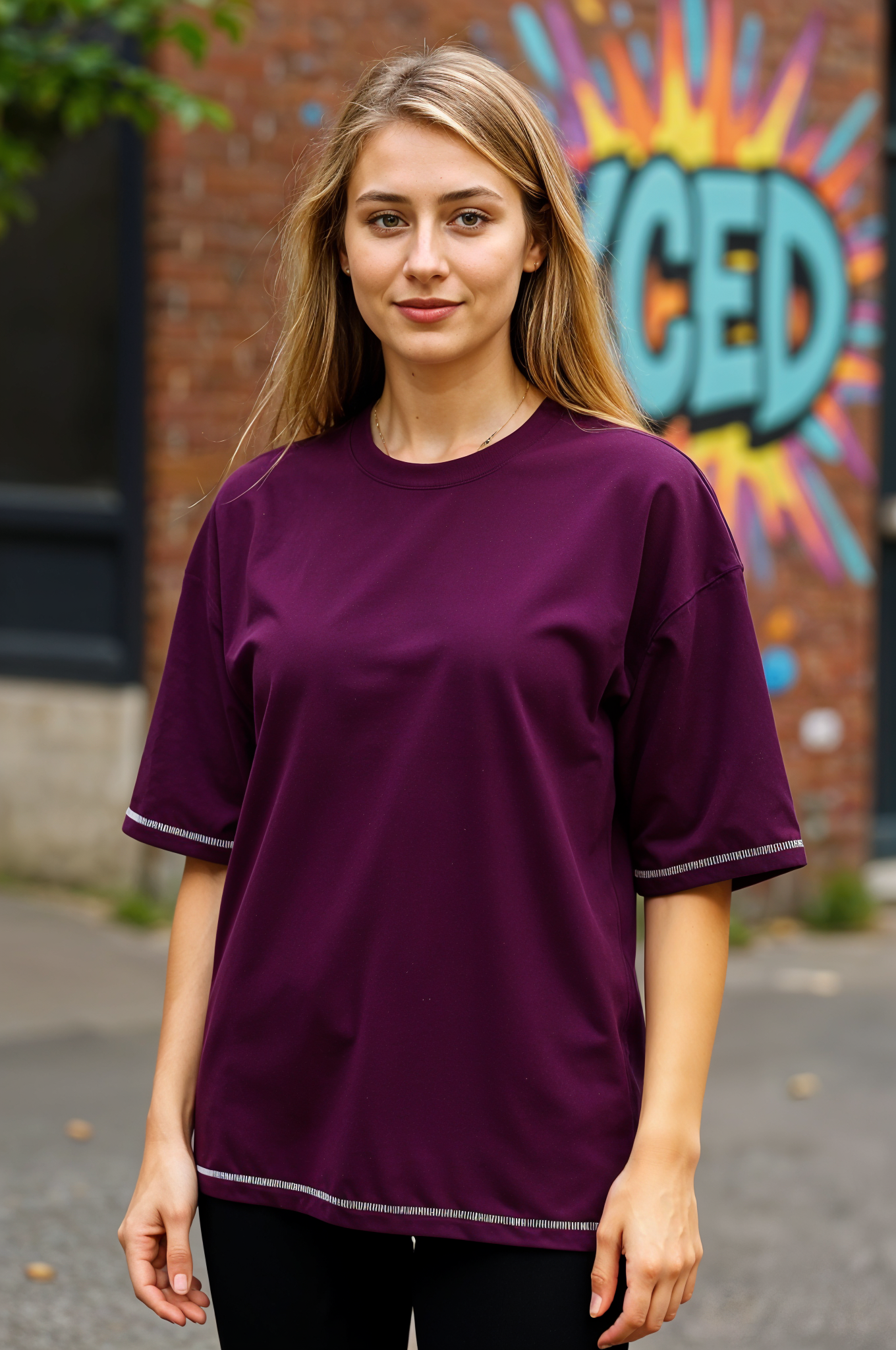 Heavy-Weight Stitched Oversized T-shirt