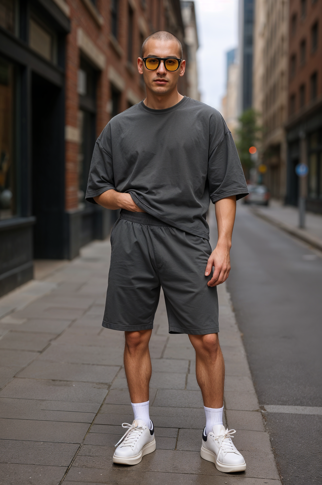 Oversized T-shirt + Shorts Set