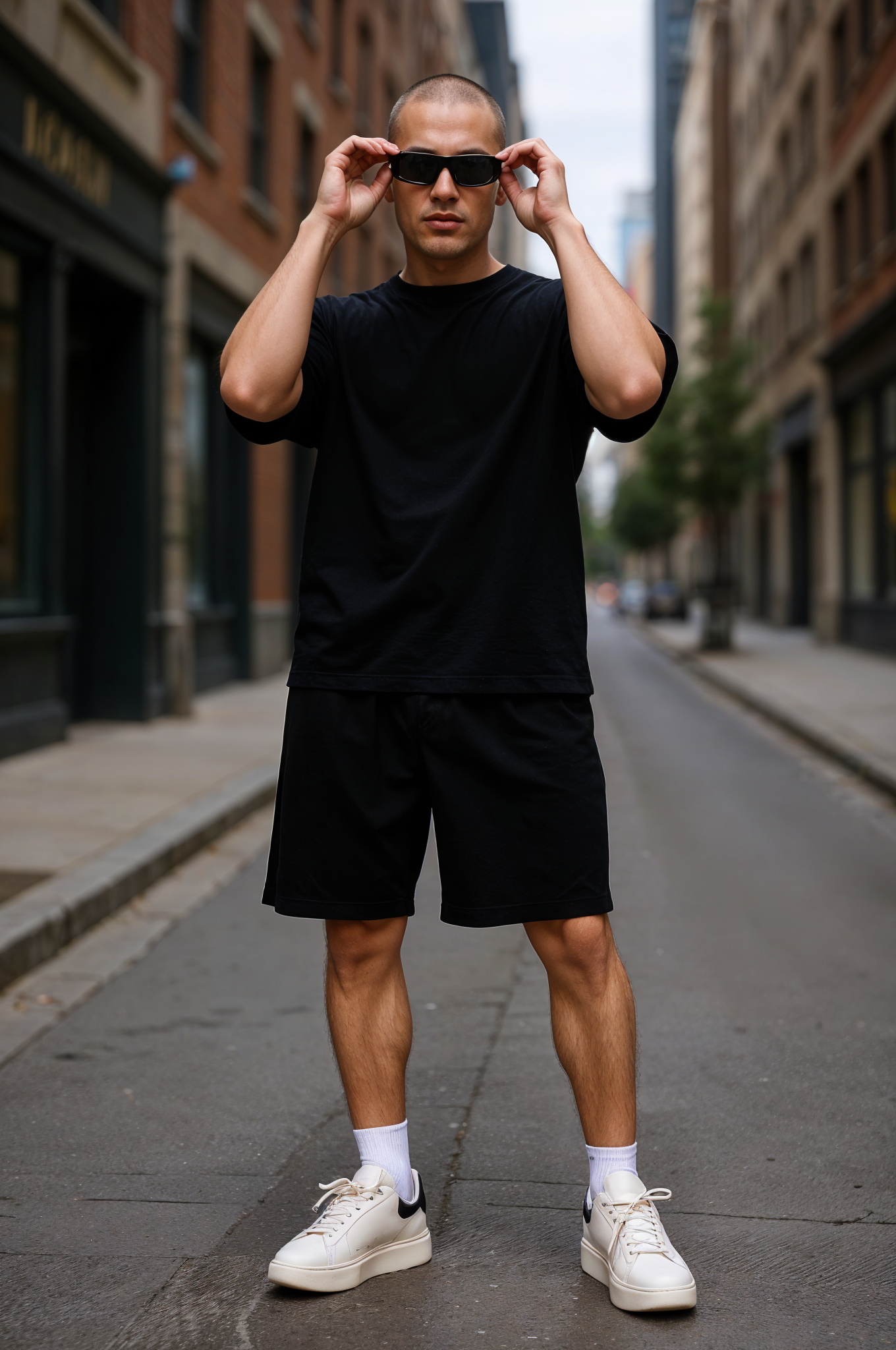 Oversized T-shirt + Shorts Set