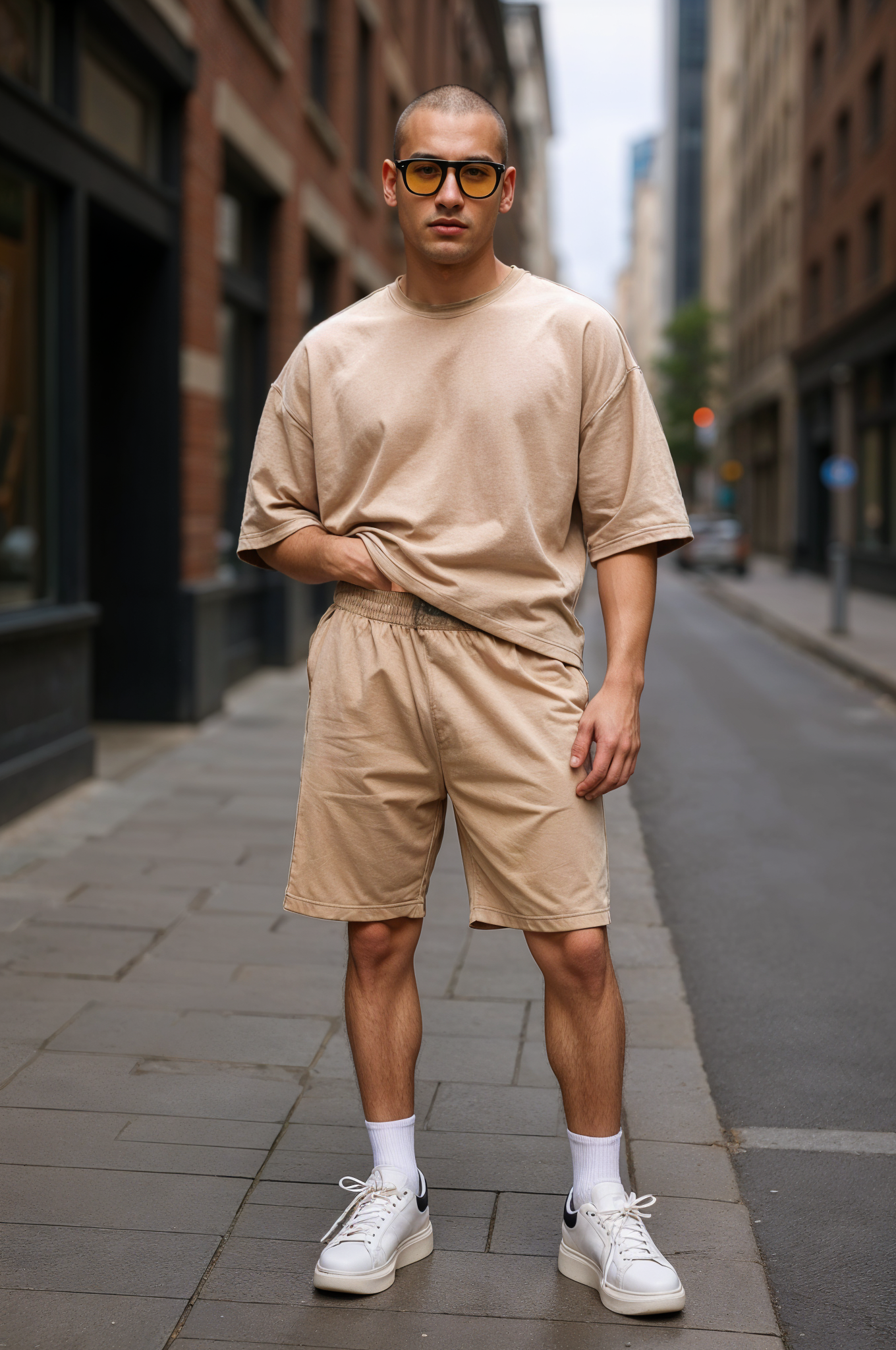 Oversized T-shirt + Shorts Set