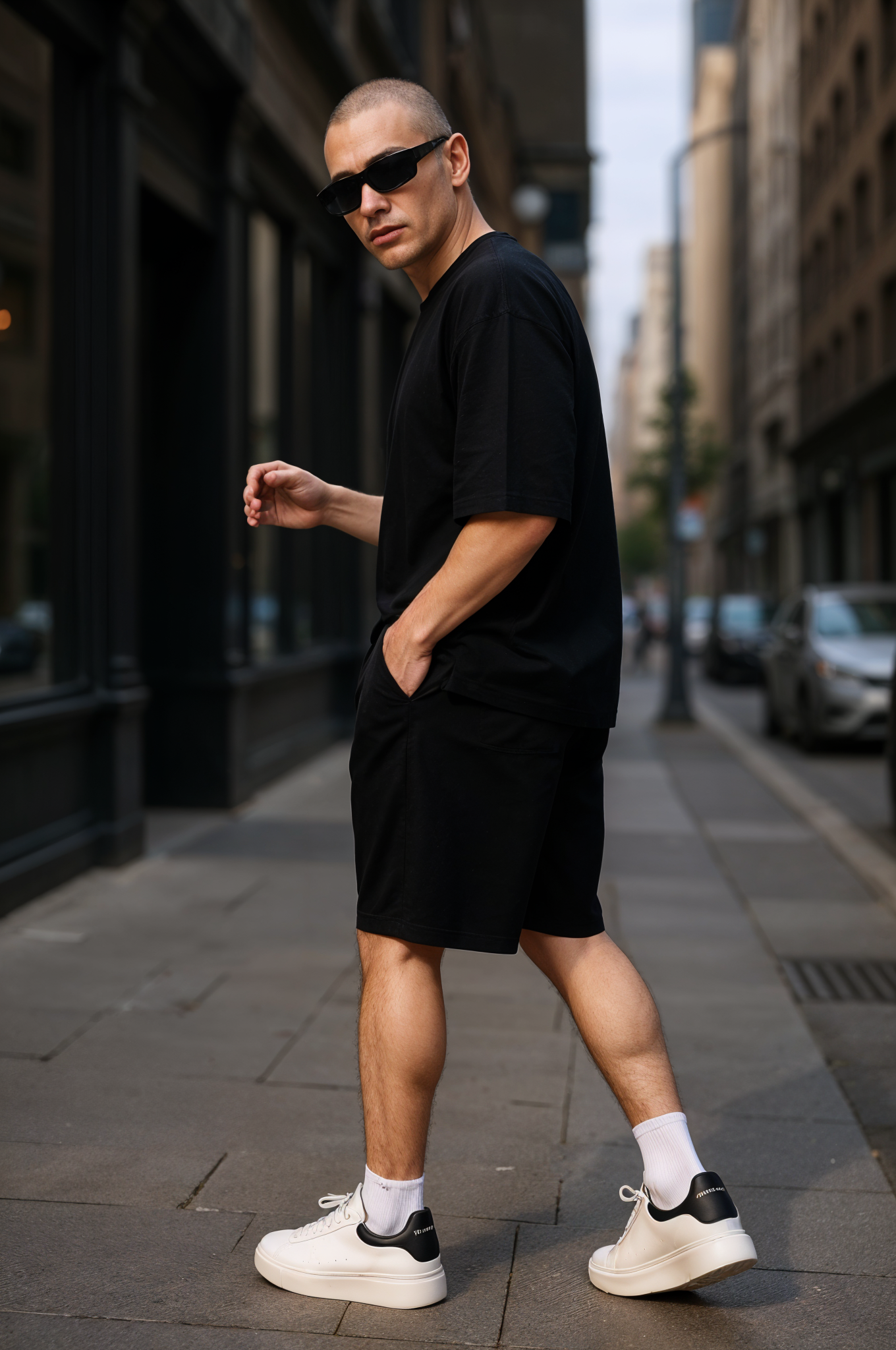 Oversized T-shirt + Shorts Set