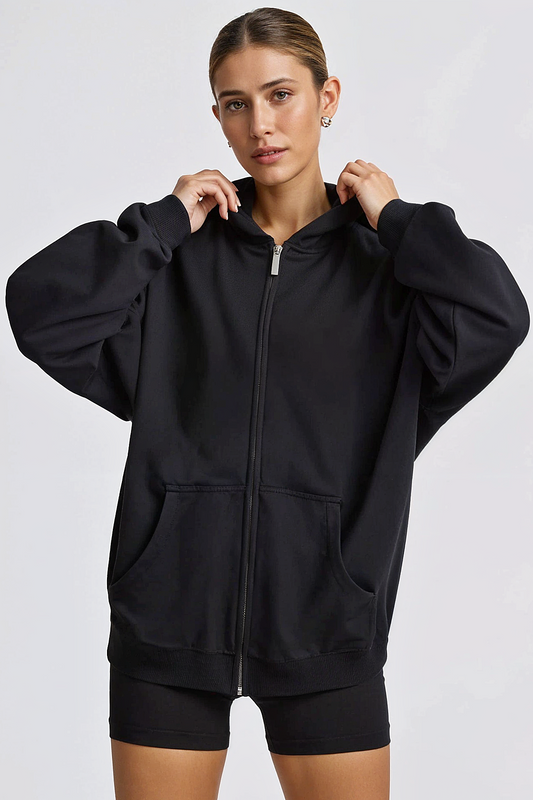 Basic Zipped Hoodie