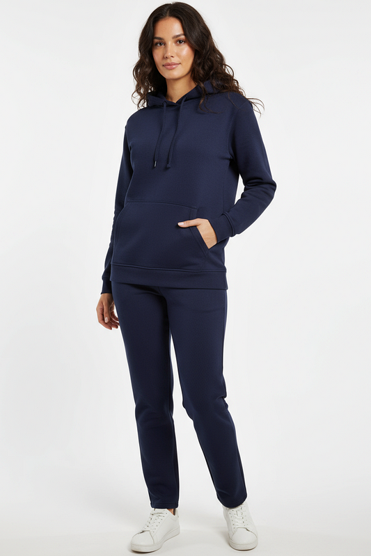 Hoodie + Straight Leg Sweat Pants Sets