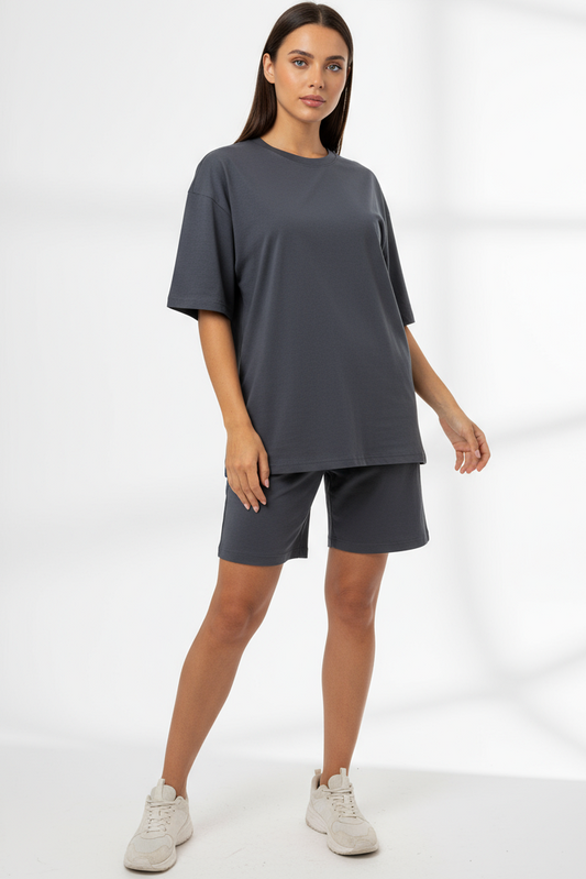 Oversized T-shirt + Shorts Set