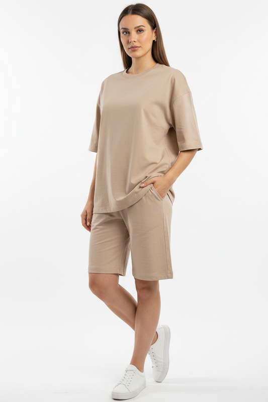 Oversized T-shirt + Shorts Set