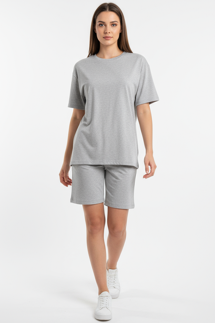 Oversized T-shirt + Shorts Set