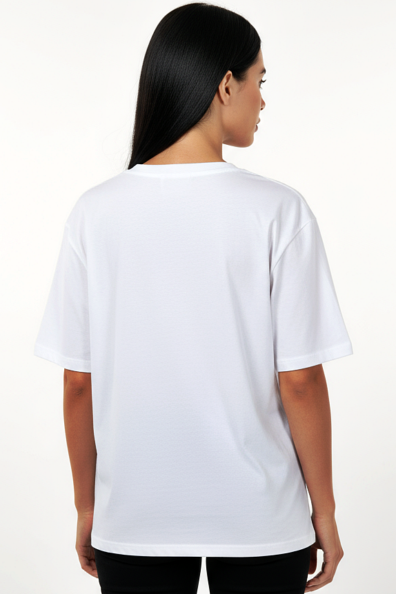 V-neck Women Oversized T-shirt HB