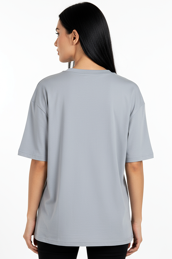V-neck Women Oversized T-shirt HB
