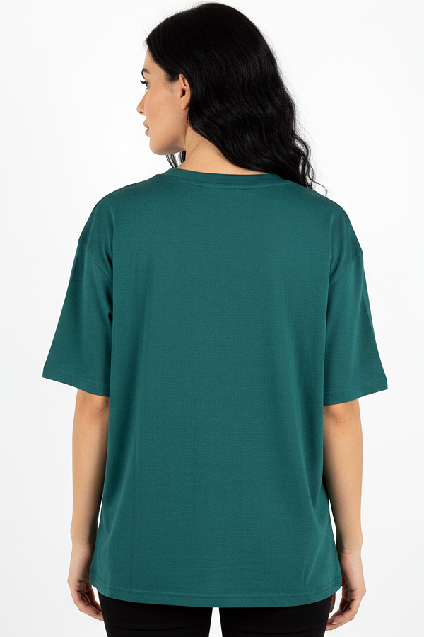 V-neck Women Oversized T-shirt HB