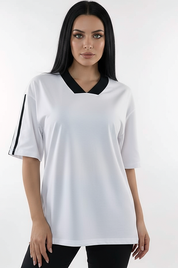Collar Oversized Tee V2