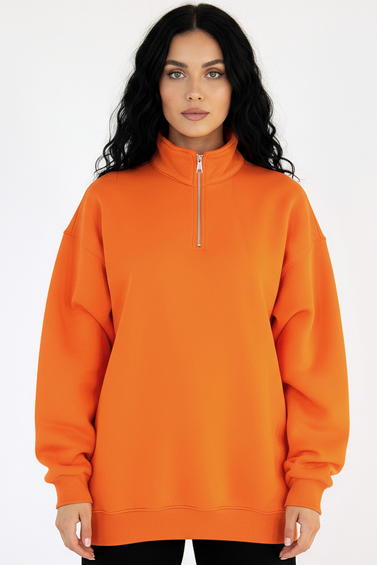 Oversized Quarter Zip