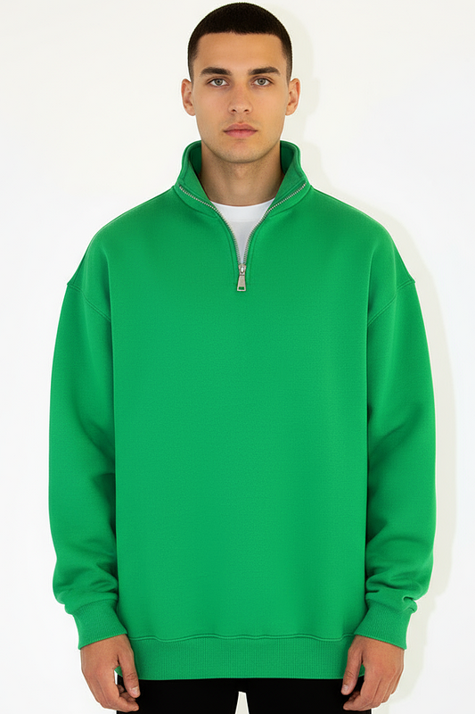 Basic Quarter Zip SweatShirt