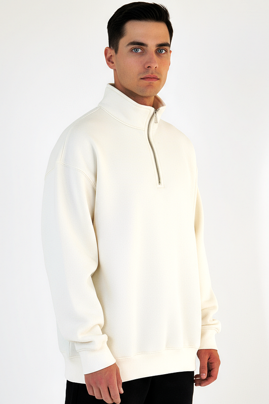 Basic Quarter Zip SweatShirt