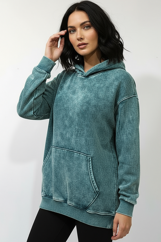 Oversized Washed Hoodie