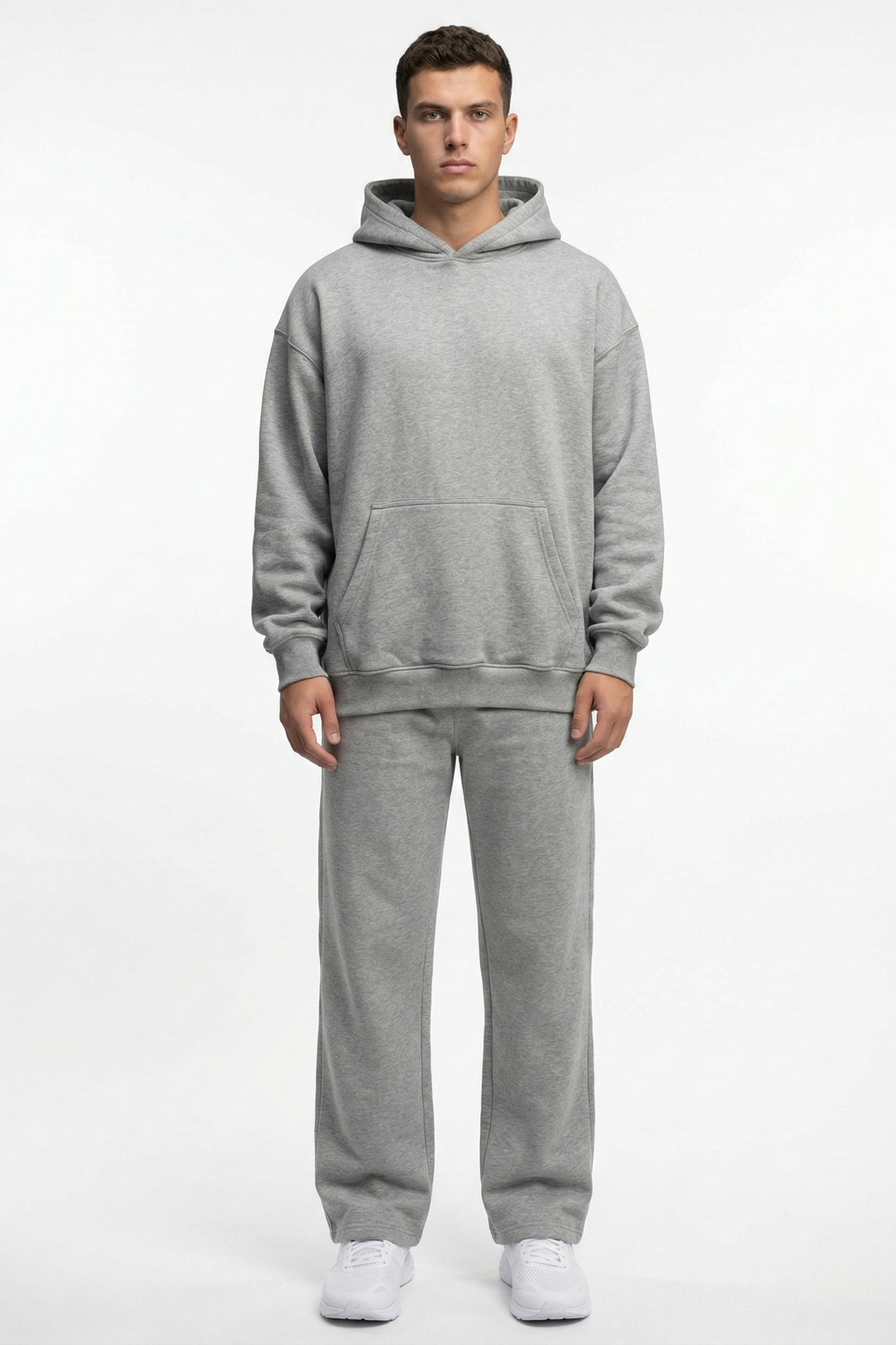 Hoodie + Straight Leg Sweat Pants Sets