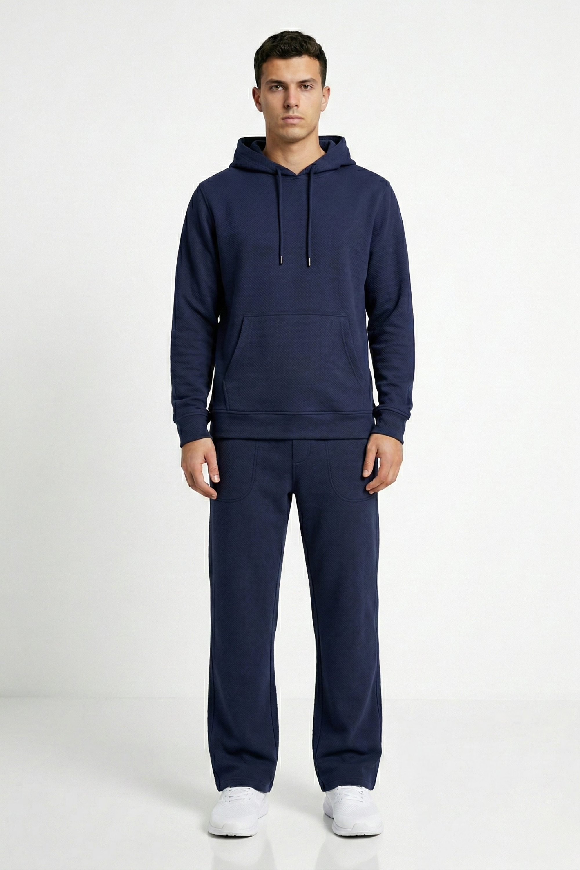 Hoodie + Straight Leg Sweat Pants Sets