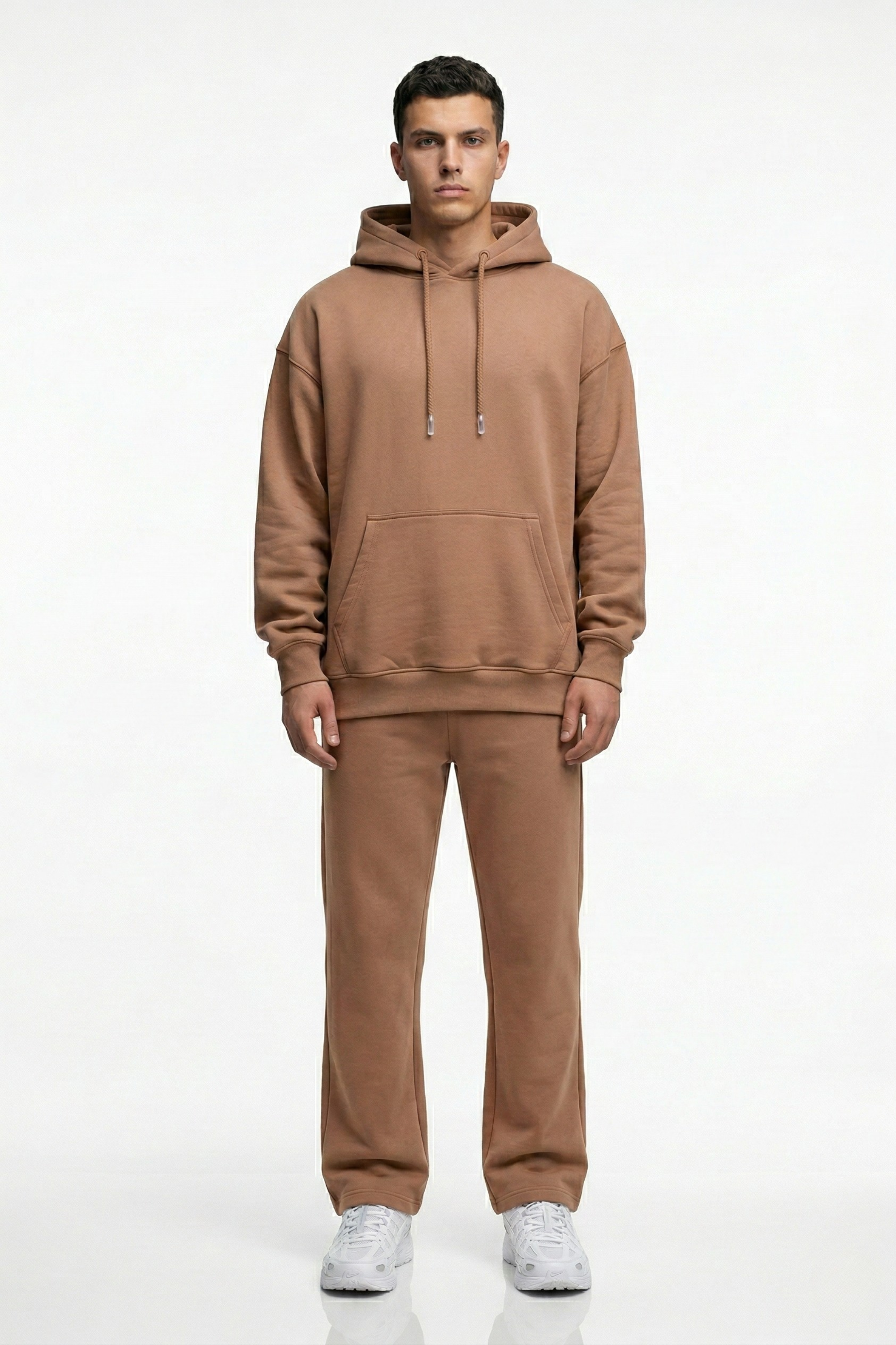 Hoodie + Straight Leg Sweat Pants Sets