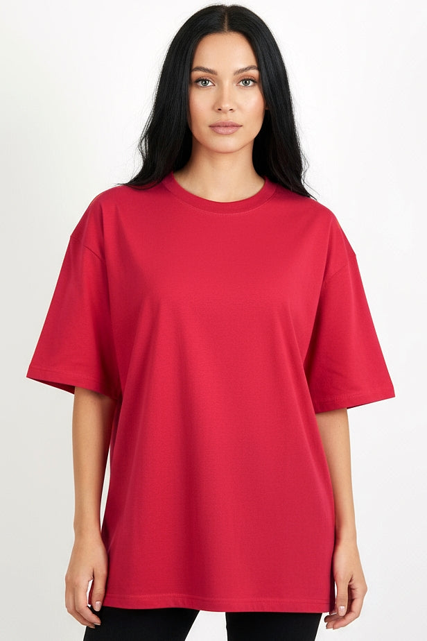 Pack of 3 Heavy Women Tee Mix - Red