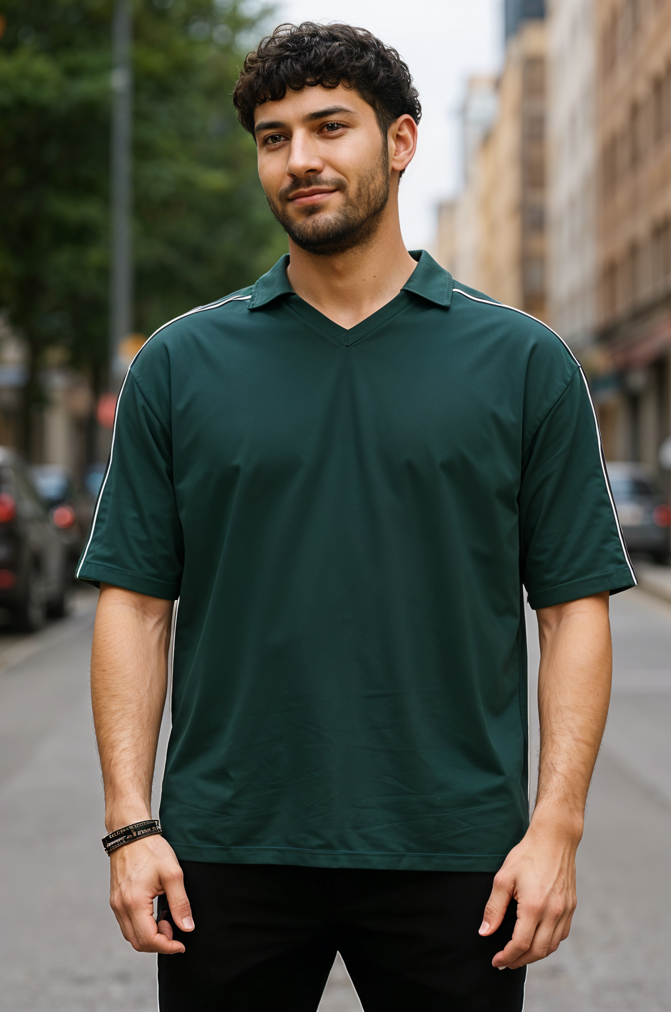 V-neck Oversized T-shirt