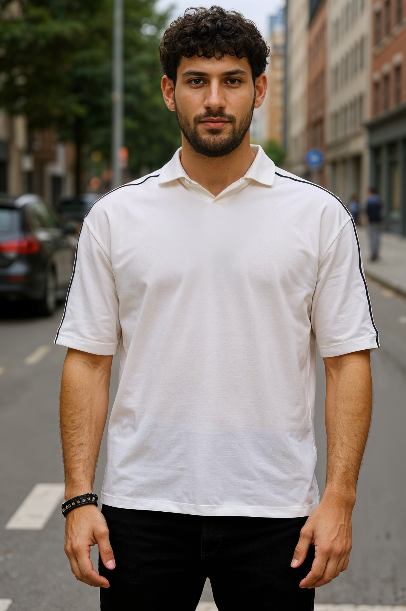 V-neck Oversized T-shirt