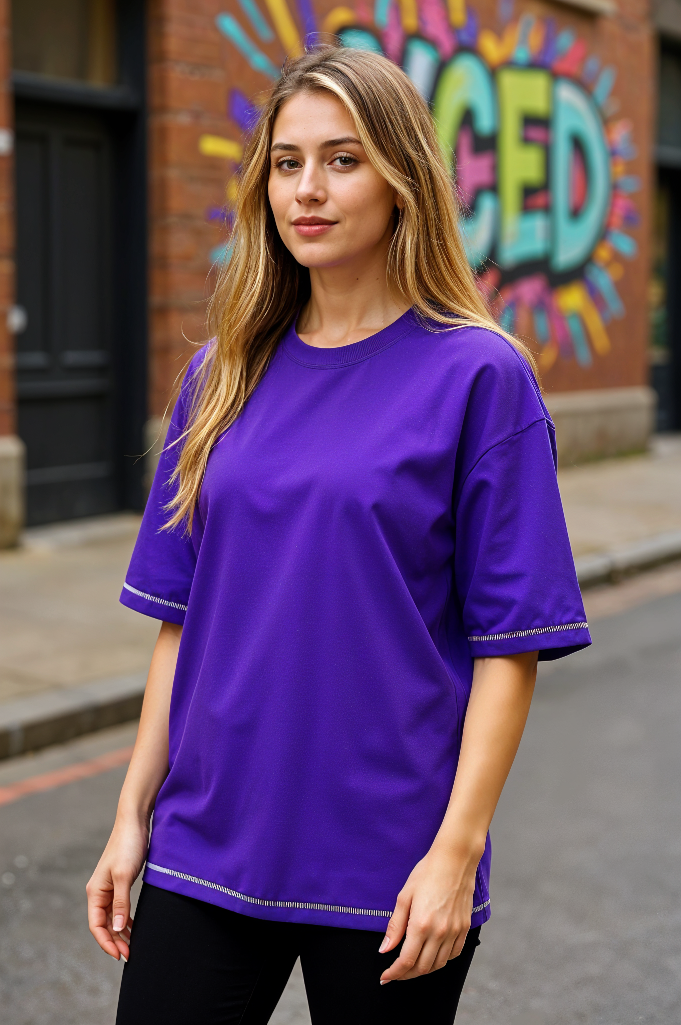Heavy-Weight Stitched Oversized T-shirt