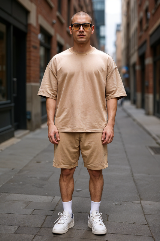 Oversized T-shirt + Shorts Set