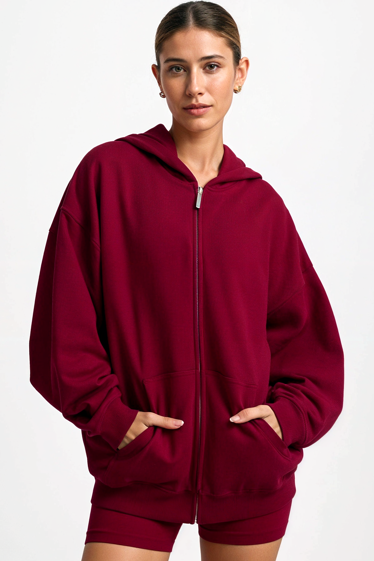 Basic Zipped Hoodie