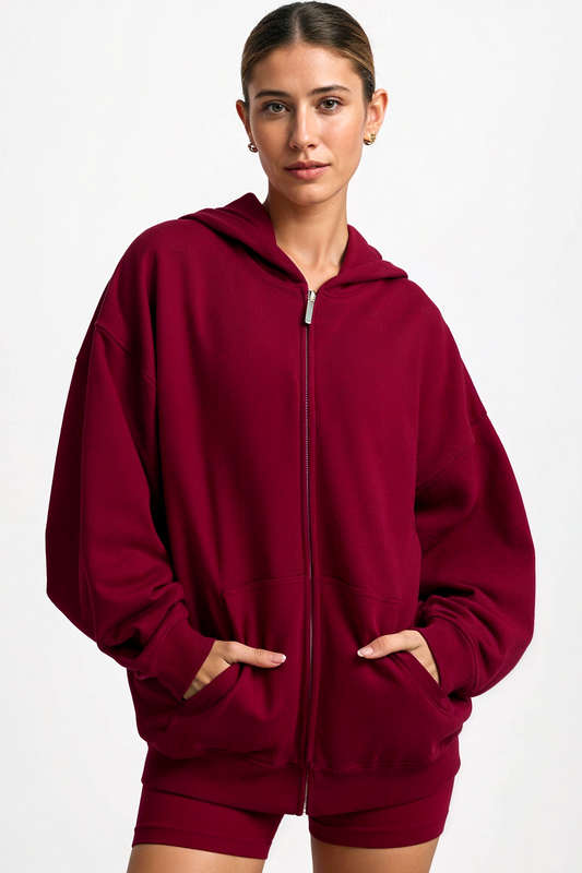 Basic Zipped Hoodie