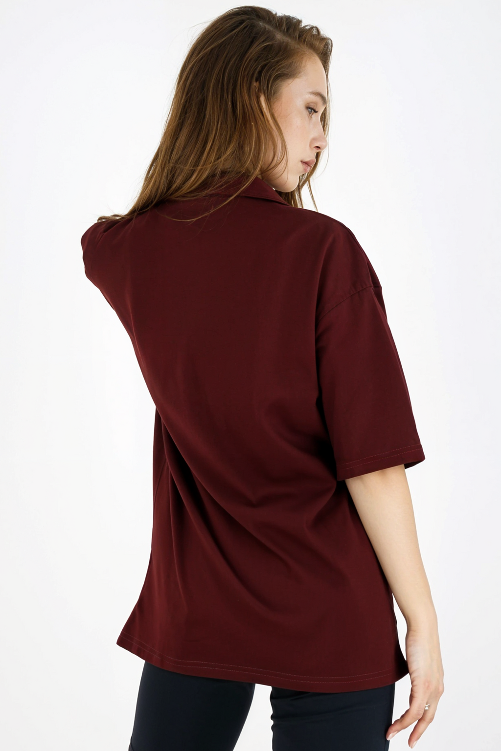 Collar Oversized T-shirt