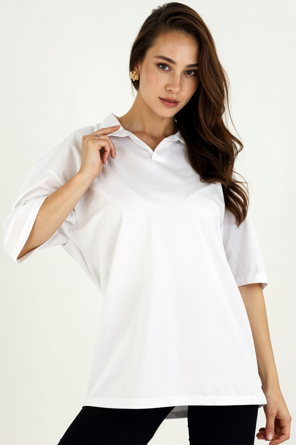 Collar Oversized T-shirt