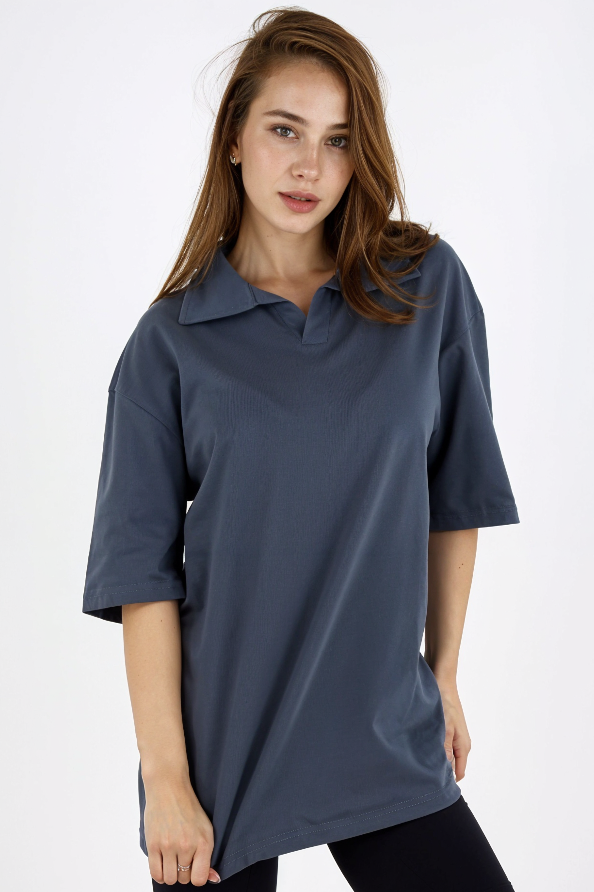 Collar Oversized T-shirt