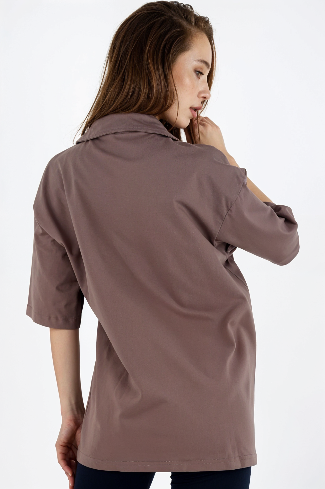 Collar Oversized T-shirt