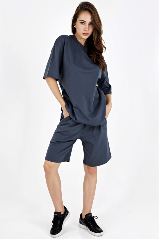 Oversized T-shirt + Shorts Set