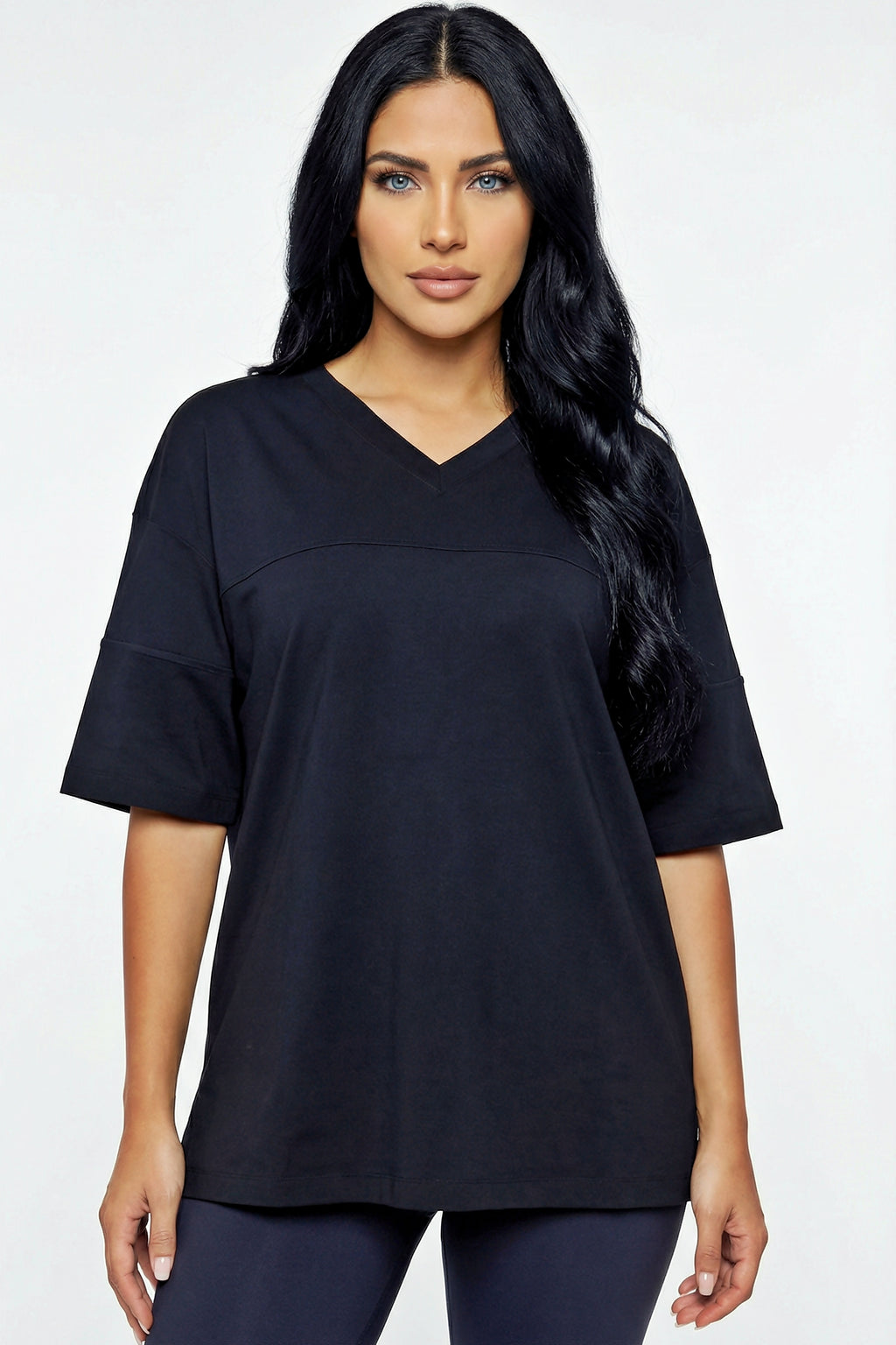 Xced women's middle cut V-neck tee, Egypt