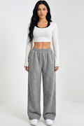 Wide Leg Fleece Lined Sweatpants