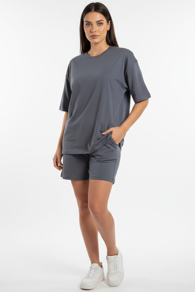 Oversized T-shirt + Shorts Set