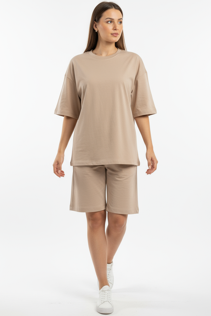 Oversized T-shirt + Shorts Set