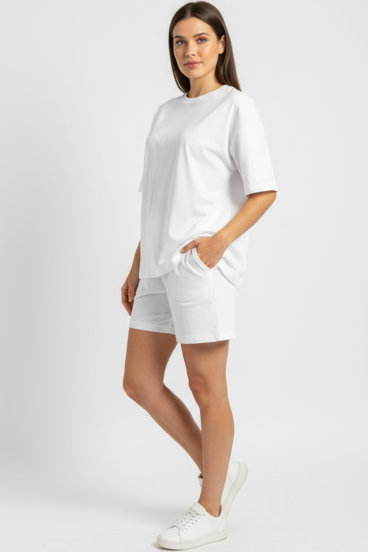 Oversized T-shirt + Shorts Set