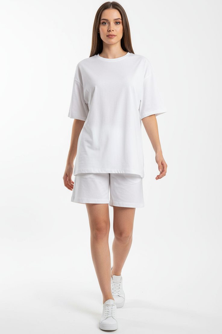 Oversized T-shirt + Shorts Set