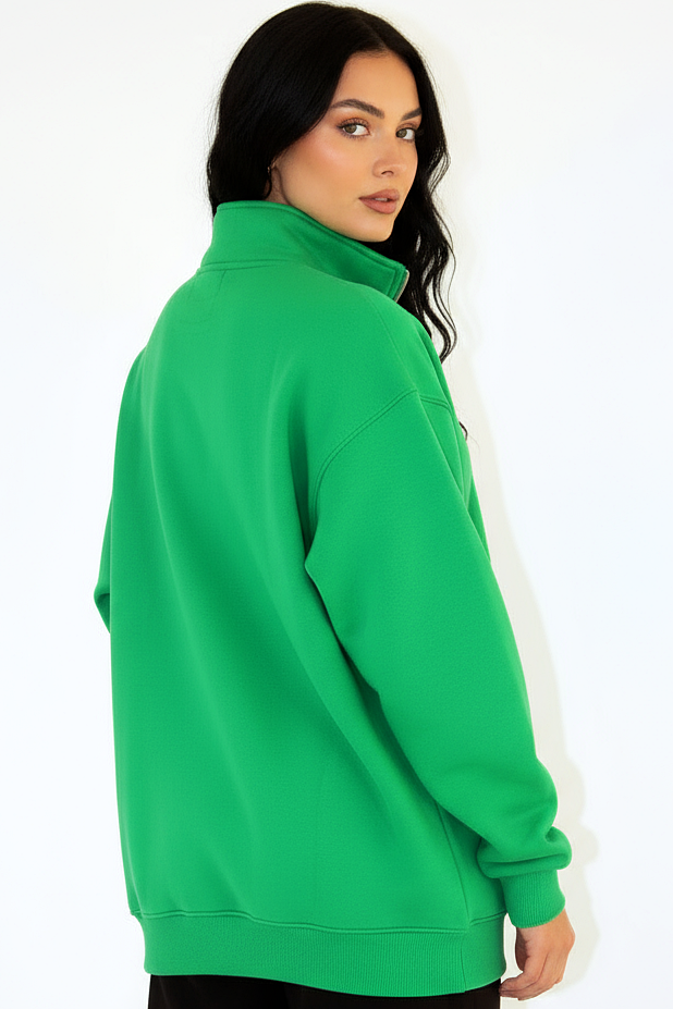 Oversized Quarter Zip