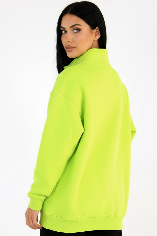 Oversized Quarter Zip