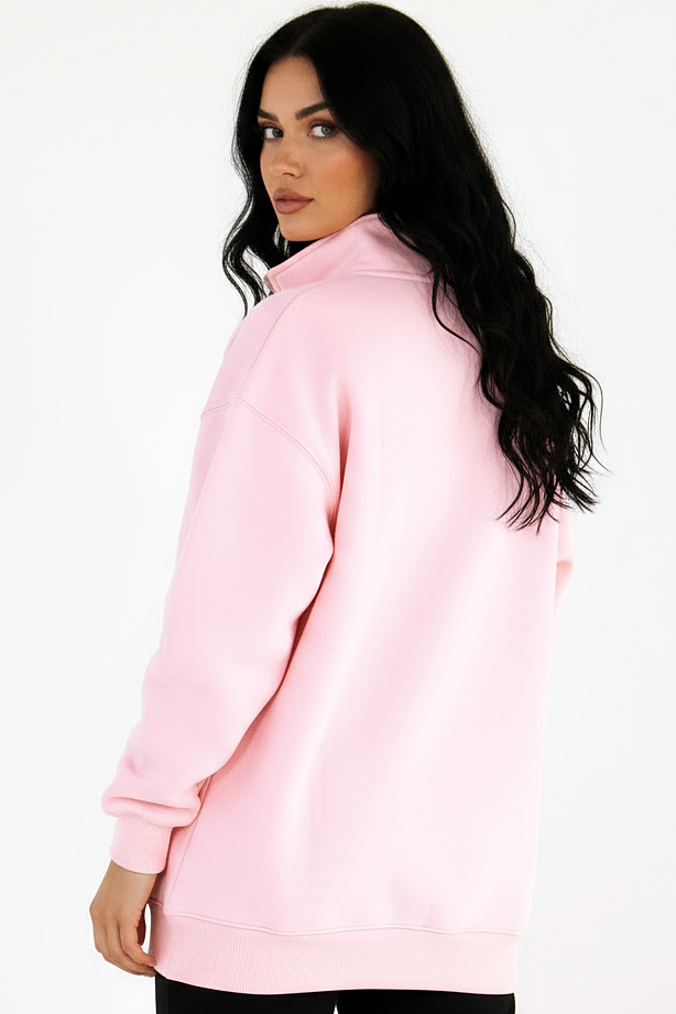 Oversized Quarter Zip