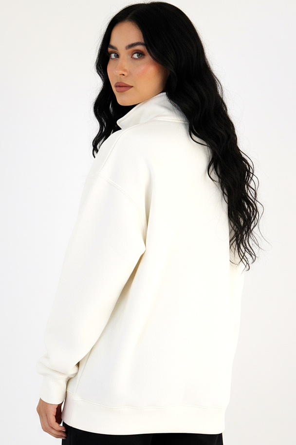 Oversized Quarter Zip