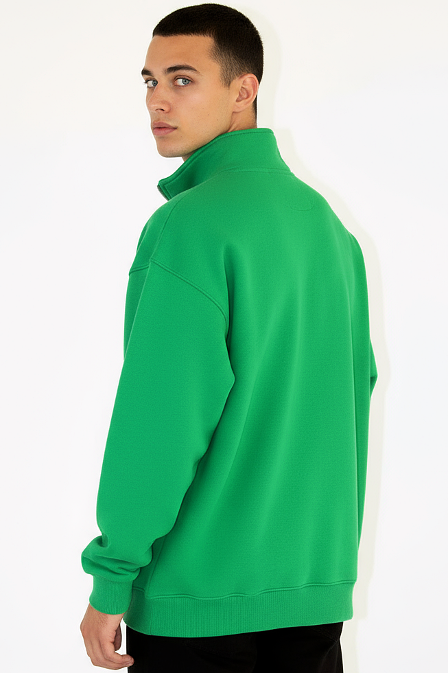 Basic Quarter Zip SweatShirt