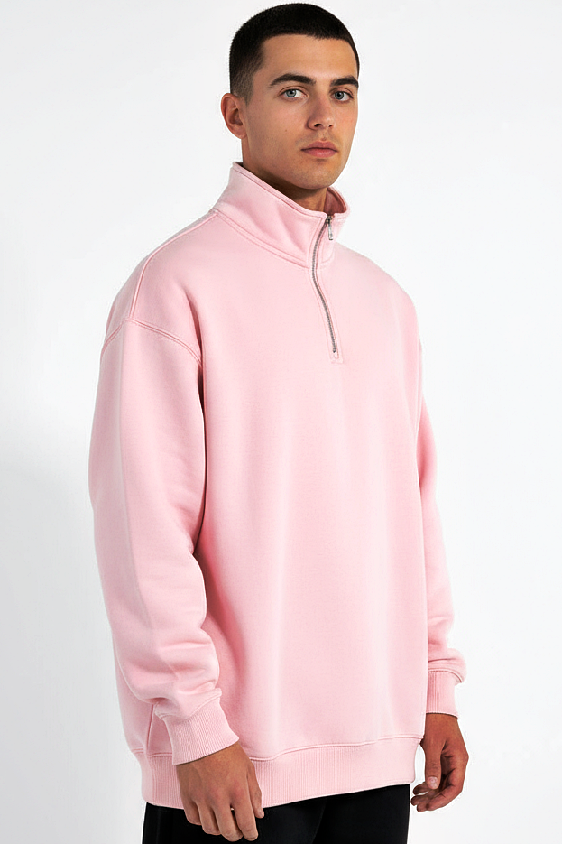 Basic Quarter Zip SweatShirt